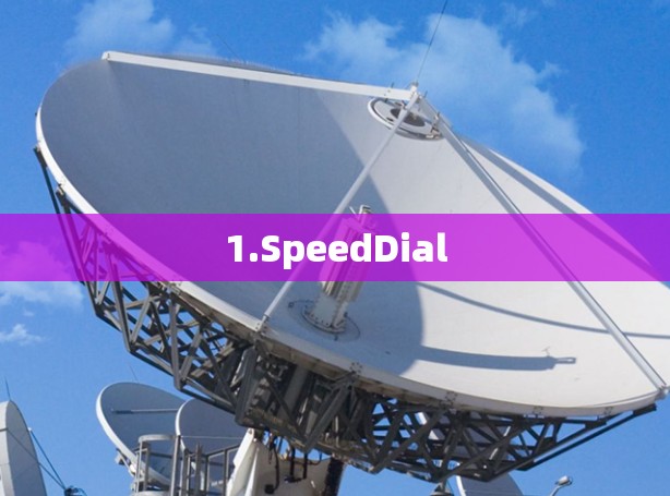 1.SpeedDial
