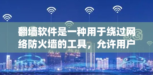 翻墙软件是一种用于绕过网络防火墙的工具，允许用户访问外部互联网。以下是对翻墙软件的详细介绍