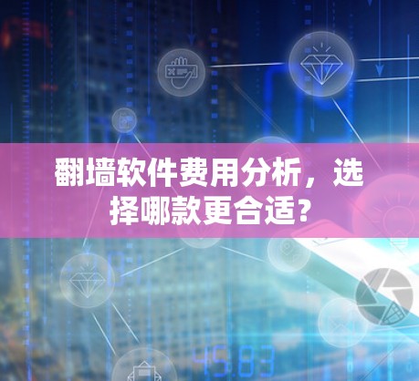 翻墙软件费用分析，选择哪款更合适？