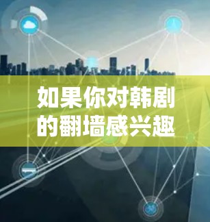 如果你对韩剧的翻墙感兴趣，以下是一些推荐的软件，可以帮助你管理和切换视频内容
