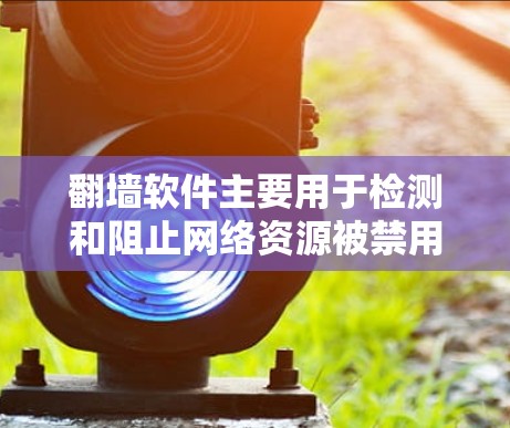 翻墙软件主要用于检测和阻止网络资源被禁用，适用于网络隔离、测试和安全目的。以下是一些常见的翻墙软件及其特点