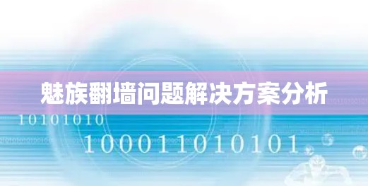 魅族翻墙问题解决方案分析