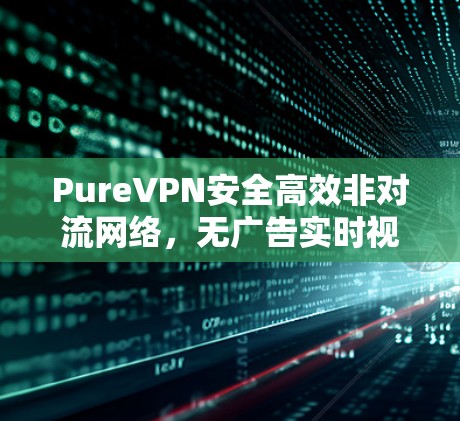 PureVPN安全高效非对流网络，无广告实时视频，价格优势，适合远程办公