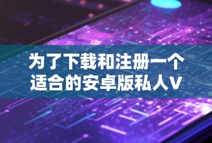 为了下载和注册一个适合的安卓版私人VPN软件并进行设置，您可以按照以下步骤操作