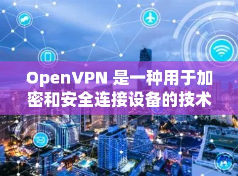 OpenVPN 是一种用于加密和安全连接设备的技术，允许用户和服务器之间建立一个安全的、加密的连接。如果需要设置 OpenVPN 服务器连接，请按照以下步骤进行