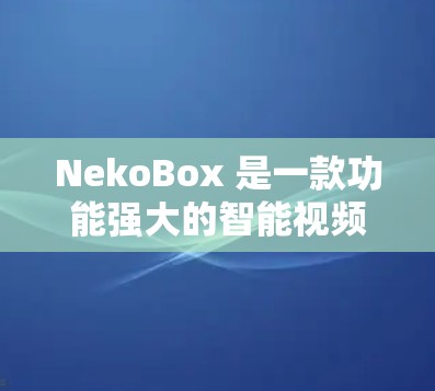 NekoBox 是一款功能强大的智能视频监控设备，适合家庭、办公室和小企业用户。以下是详细的配置步骤指南