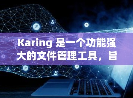 Karing 是一个功能强大的文件管理工具，旨在帮助用户高效管理、恢复和维护文件。以下是一步步的Karing配置教程，帮助你熟悉和使用该工具