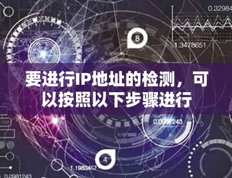 要进行IP地址的检测，可以按照以下步骤进行