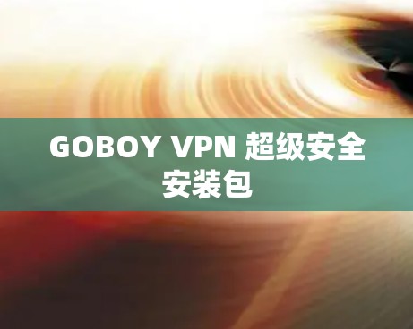 GOBOY VPN 超级安全安装包