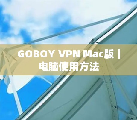 GOBOY VPN Mac版｜电脑使用方法